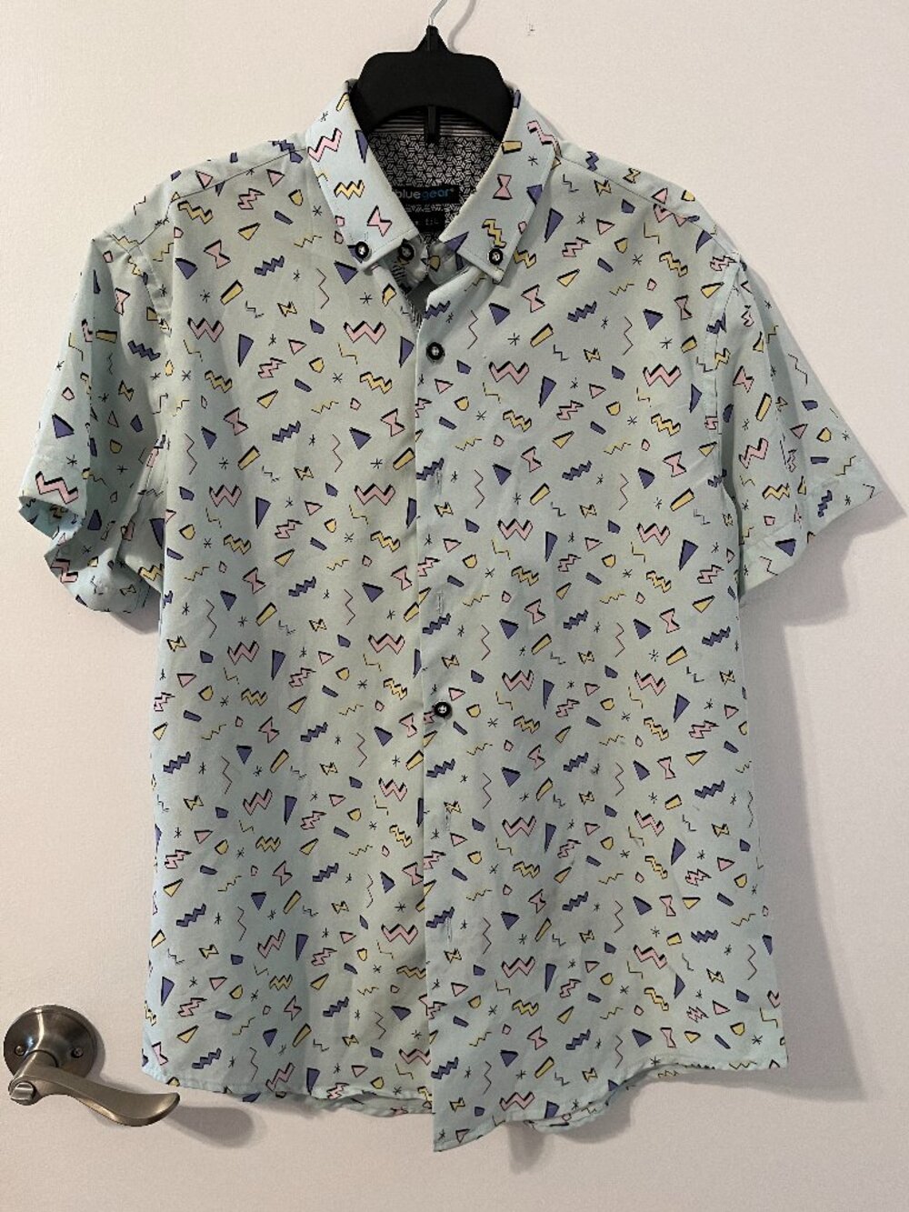 Casual Short Sleeve Button Up Shirt